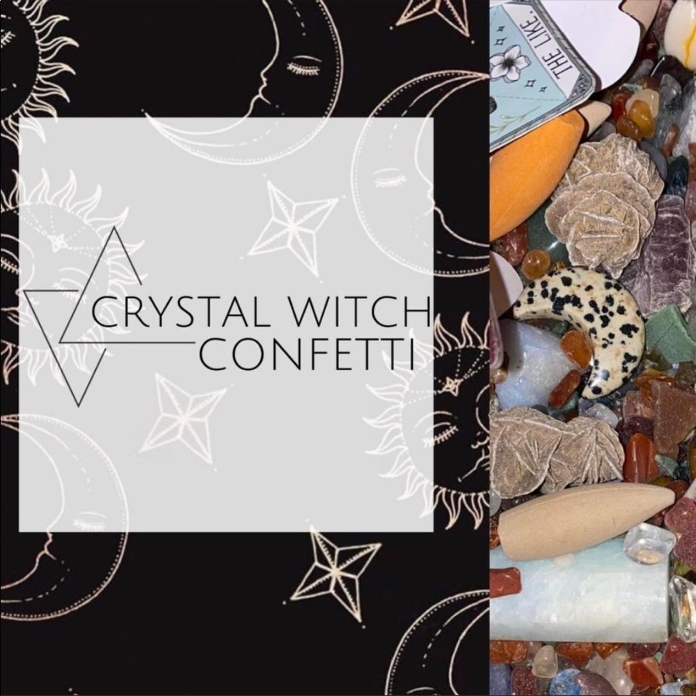 Crystal Witch Confetti - 1/4 cup